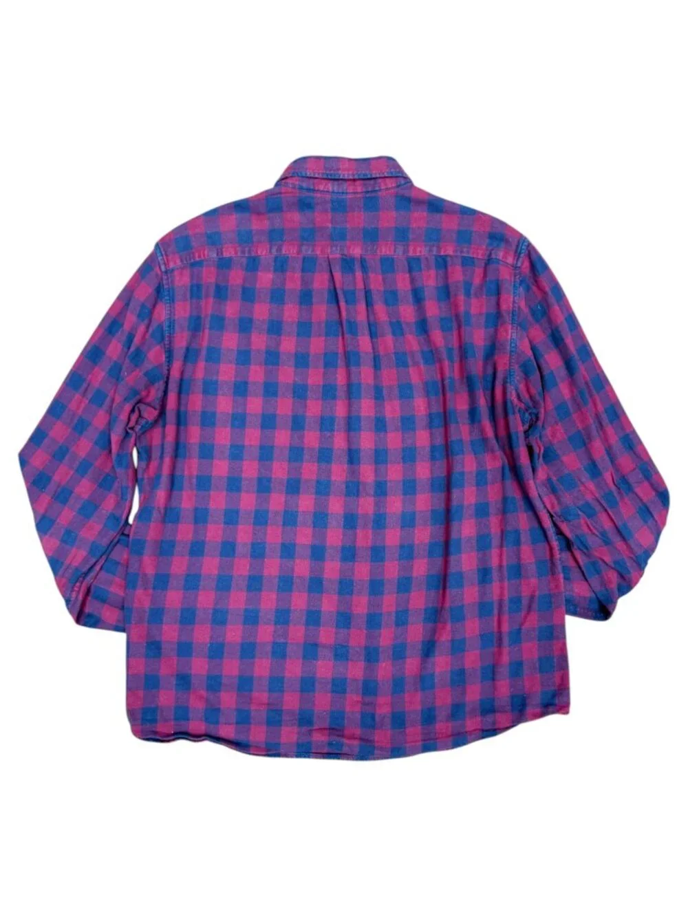 J. CREW Men's Buffalo Check‎ Button Down Slim-Fit Flannel Shirt | Size L